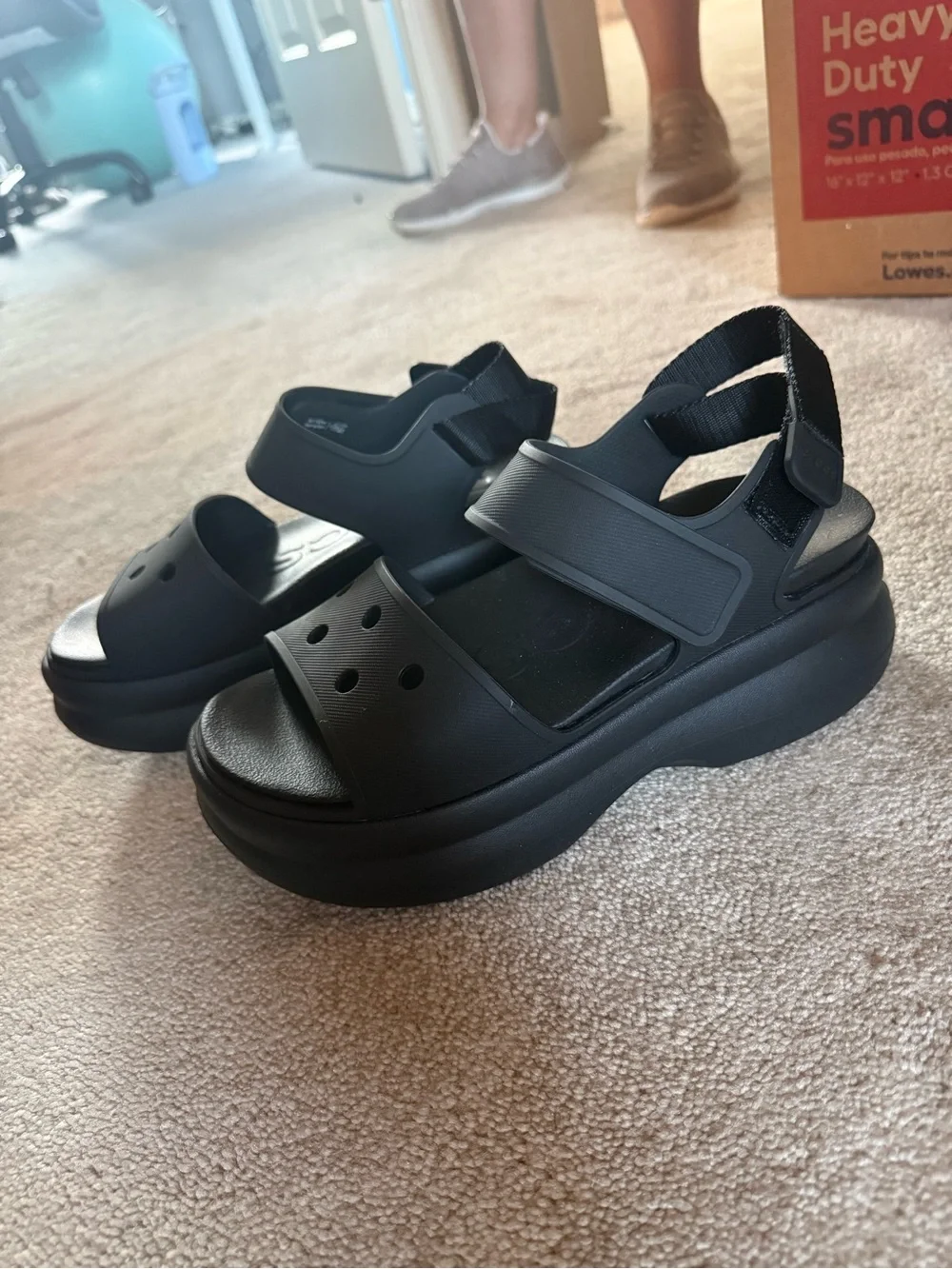 Women’s Crocs platform sandals
